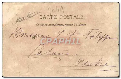 Villeneuve-d'Avignon — Velha Casa do Cardeal Turim — editor Jean Ricard, n° 536 — Verso