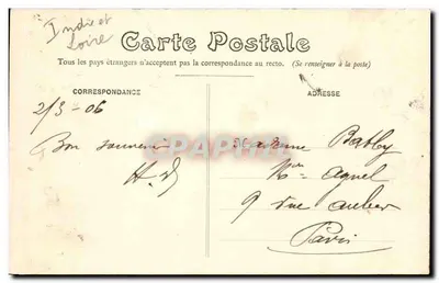 Amboise — Zamek, główna fasada — Wydawca: L. Lavoisne, nr 6 — Rewers