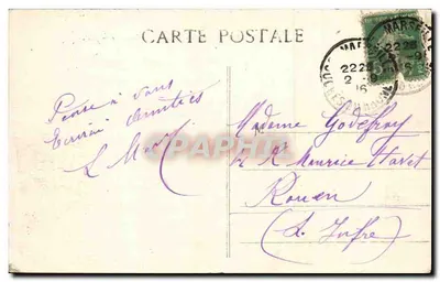 Marseille — Leuchtturm Désirade — I.P. n°22 — Rückseite