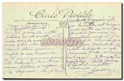 Kasteel van If — Marseille — Uitgever M. Lévy, n°73 — Achterkant