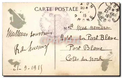 LYON — Palácio da Bolsa e Praça dos Cordeliers — Carrière, editor Lyon — Verso