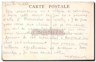 Bazylika Fourvière — Widok boczny — Lyon Illustré, n°32 — Rewers