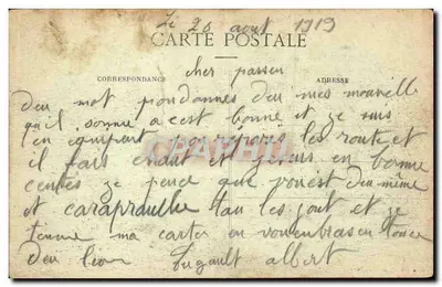 Commercy - Bairro Bercheny - Antigo Castelo Stanislas — editor J. Caton, Commercy — Verso