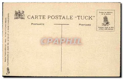 Torre — disegno — Raphael Tuck & Sons — Verso