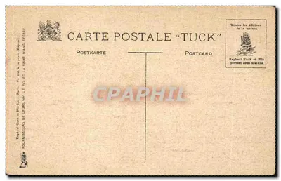 Ovelhas de montanha — desenho a lápis — editor Tuck & Fils — Verso