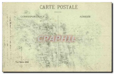 Reims - Katedra - Wnętrze w latach bombardowań 1914-1917 - G. Debois — Rewers