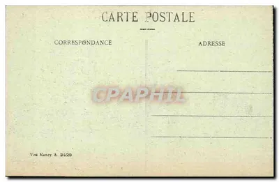 Reims - De kathedraal voor het vuur — Collectie G. Dubeta, Reims — Reproductie verboden — Achterkant