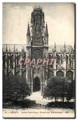Rouen — Igreja de São Ouen, Portal dos Marmousets — ND