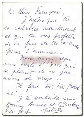 Esquilo em galho — cartão de Natal — editor não visível — Verso