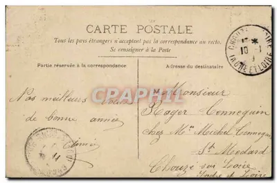 Jeune femme avec panier de fleurs — Bonne Année — Circe — Rewers