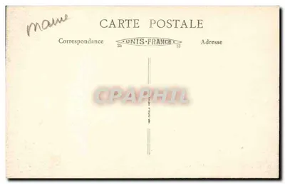 Montmirail - O Castelo — Bilhete postal antigo n°60 — Verso