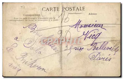 Reims — Die Wiese der Promenaden — Verlag E.P.D. n°79 — Rückseite
