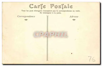 Rouen — O Palácio de Justiça — ND — Verso