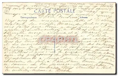 Catedral de REIMS - Nossa Senhora — reconstruída no século IX, destruída em 1211, reconstruída entre 1212-1242, destruída pelos alemães em 1914 — editor E.P.D. — Verso