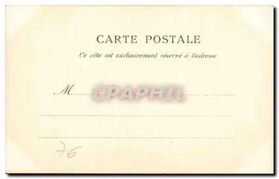 Rouen — Kathedraal — Poort — Anoniem uitgever, n°3 — Achterkant