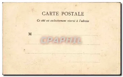 Katedra w Rouen — Widok od Południowego Portalu — Rysunek piórem, A. Goulon — Rewers