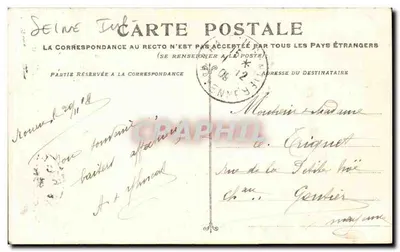 Rouen - La Gran Horloge. Detalles del reloj — C.N. n°366 — Reverso