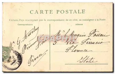 Rouen — Hotel do Bourghiheroulde — V.M. 37 — Verso
