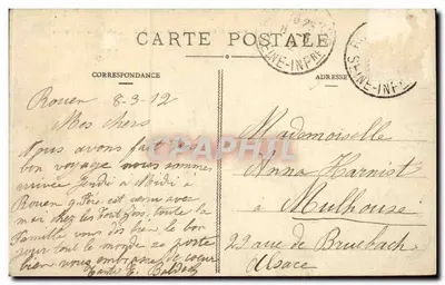 BONSECOURS — Widok Plateau — C.F. 620 — Rewers