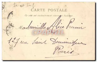 Rouen — Saint-Ouen — Portail des Marmousets — éditeur A. Duminil, n°79 — Verso