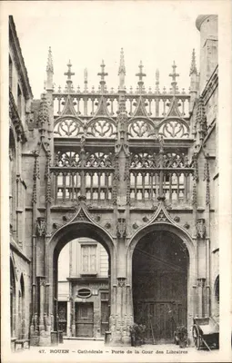 Rouen - Cathédrale - Porte de la Cour des Libraires — Boulange, n°47