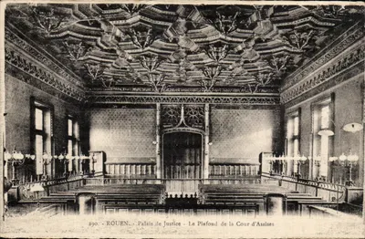 Rouen - Palácio de Justiça - O Teto da Câmara Criminal