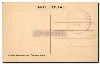 Ritratto del Duca d'Angoulême — Foto N.D. — Comité National de l'Enfance, Parigi — Verso
