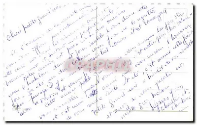 Zimowy krajobraz z łosem — wydawca nieznany, numer serii nie widoczny — Rewers