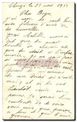 Wielkanoc Miłosna! — La Favourite n°2539 — scena z parą pod drzewem z pisklętem i jajkami — Rewers