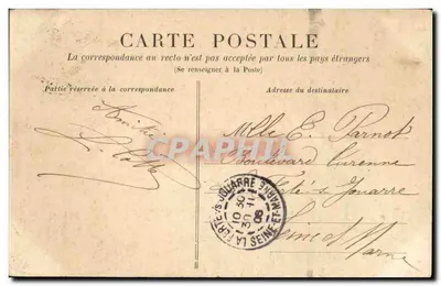 Rouen — Pałac Sądowy. Wieża — Eromotypia C.V. n°276 — Rewers