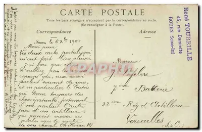Rouen — Strzałka Katedry — kolekcja ND Phot — Rewers