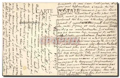 Rouen - Igreja de São Ouen (lado Norte) — C.F. 335 — Editor C.F. — Verso