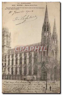 Rouen — Église Saint-Ouen — La Normandie, 1904