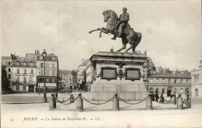 Rouen — A Estátua de Napoleão I — LL. n°55