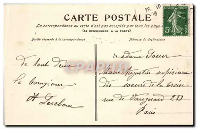 Rouen - Igreja de São Maclou — N.G. n°25 — Verso