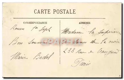 Bonsecours — Bazylika — Éditions B. D. — Rewers