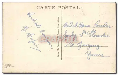 La Cathédrale de Rouen — La Tour du Beurre — Détails du Somme — Éditeur : Cartes La Cigogne, n°64 — Verso