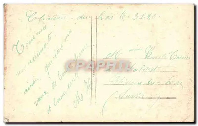 Coppie in avondkleding — Goed Nieuwjaar — R.B.L. 1930 — Achterkant