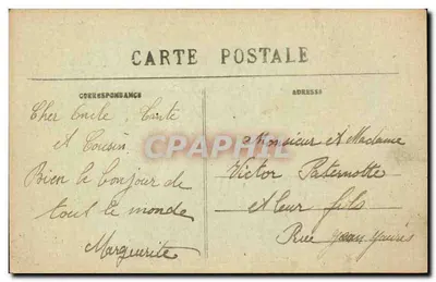 FALAISE — A Caserne Dumont d'Urville — C. Jeanne, edit.-fot. Falaise, n°33 — Verso