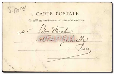 Canal de la Bourse — Rouen — Uitgever G. Gaquère, n° 2085 — Achterkant
