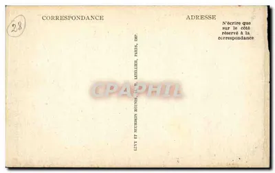 Katedra w Chartres — Façada zachodnia, Tympan portalu centralnego (XII wiek) — LL — Rewers