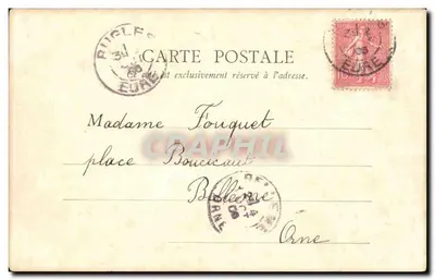 Argentan — A Caserne — B. F. Paris, n° 34 — Verso