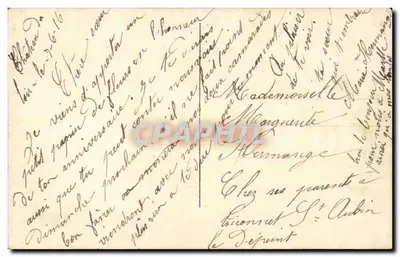 Carro de flores — Feliz cumpleaños — DIX 376 — Reverso