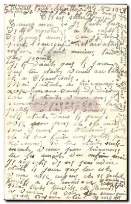 बाहरी जगह पर एक जोड़ा — अच्छे वर्ष के शुभकामना — DIX PARIS 2349 — पीछे