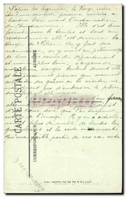 Chartres — Katedra — Matka Boża na Pilarze — LL — Rewers
