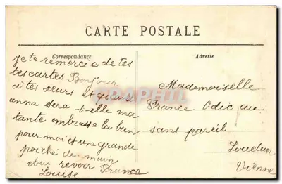 Niño en traje tradicional — Colección Villard, Quimper — n° 1626 — Reverso