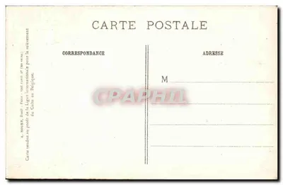 O Cristo da Igreja de Reninghe poupado pelo bombardeio — Visé, Paris 1 — Verso