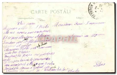 Champguyon após o bombardeio — Editora B.D. — Verso
