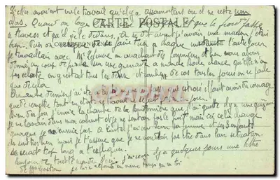 Assainvilliers (Somme) — Estrada de Vaux — devastação após guerra — École du Cinéma, 66, Rue de Bondy, Paris — Verso
