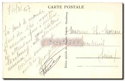 Strasbourg - Maison Kammerzell — Publisher Galeries, n°42 — Back
